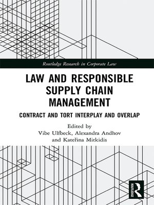 cover image of Law and Responsible Supply Chain Management